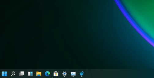 win11任务栏怎么变小一点？
